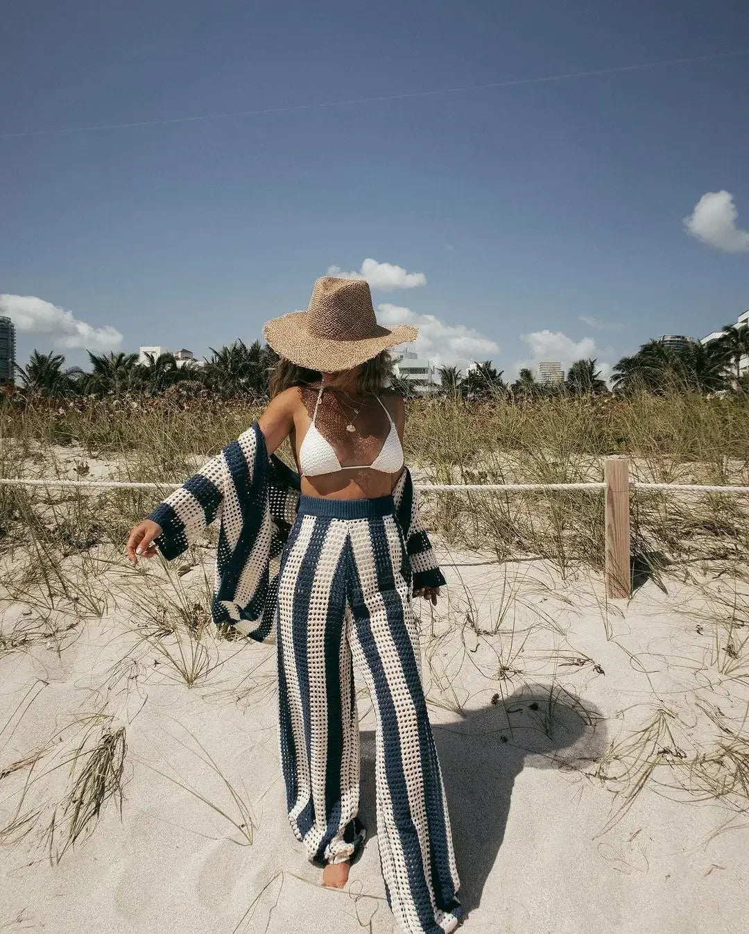 Ensemble Paloma – Délice de plage au Crochet