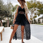Sorella Lace Romper – Combishort à superposition longue 
