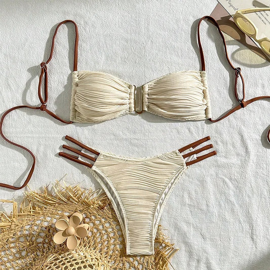Ensemble Bikini Soleia Riviera | Maillots de Bain Luxe Fronces 